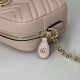 Replica Gucci 855273 GG Marmont borsa piccola per fotocamera rosa Imitazioni Replica qualità specchio Gucci 855273 GG Marmont borsa piccola per fotocamera rosa