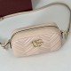 Replica Gucci 855273 GG Marmont borsa piccola per fotocamera rosa Imitazioni Replica qualità specchio Gucci 855273 GG Marmont borsa piccola per fotocamera rosa