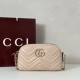 Replica Gucci 855273 GG Marmont borsa piccola per fotocamera rosa Imitazioni Replica qualità specchio Gucci 855273 GG Marmont borsa piccola per fotocamera rosa