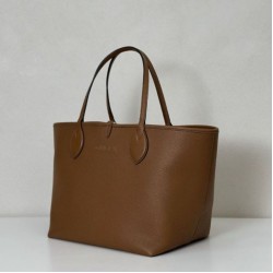 Replica qualità specchio Gucci 839112 Totissima borsa grande tote reversibile marrone
