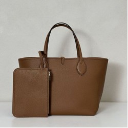 Replica qualità specchio Gucci 839112 Totissima borsa grande tote reversibile marrone