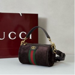 Gucci 846869 Mini borsa Ophidia scamosciato marron