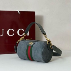 Replica qualità specchio Gucci 846869 Mini borsa Ophidia scamosciato verde