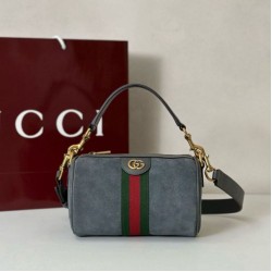 Replica qualità specchio Gucci 846869 Mini borsa Ophidia scamosciato verde