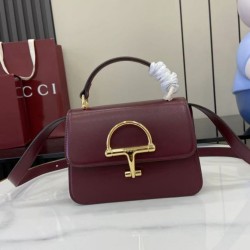 Replica qualità specchio Borse Firmate  piccola con manico Gucci Siena 855536 marrone