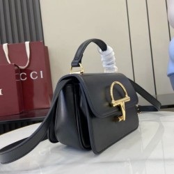 Replica qualità specchio Borsa  1:1 piccola con manico Gucci Siena 855536 Nero