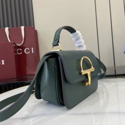 Replica Borsa piccola con manico Gucci Siena 855536 verde Imitazioni Replica qualità specchio Borsa piccola con manico Gucci Siena 855536 verde