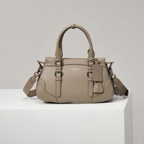 Borsa a mano grande Prada 1BG604 beige