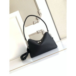 Replica Perfetta a spalla Fendi Lui media/grande 7VA667 Nero