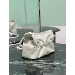 Borsa a spalla Prada Dada piccola in nappa beige