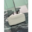 Borsa a spalla Prada Dada piccola in nappa beige