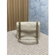Borsa a spalla YSL Saint Laurent Niki Media/Grande pelle di agnello grana beige