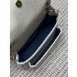 Borsa a spalla YSL Saint Laurent Niki Media/Grande pelle di agnello grana beige