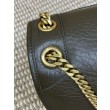 Borsa a spalla YSL Saint Laurent Niki Media/Grande pelle di agnello grana caffè leggero