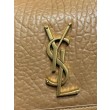 Qualità superiore replica a spalla YSL Saint Laurent Niki Media/Grande pelle di agnello grana marrone