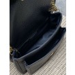 Imitazioni borse griffate a spalla YSL Saint Laurent Niki Media/Grande pelle di agnello grana nero