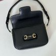 Borsa a tracolla piccola Gucci Horsebit 1955 Aura 847063 Nero Borsa a tracolla piccola Gucci Horsebit 1955 Aura 847063 Nero