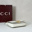 Borsa a tracolla piccola Siena Gucci 846705 bianco