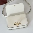 Borsa a tracolla piccola Siena Gucci 846705 bianco