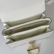Borsa a tracolla piccola Siena Gucci 846705 bianco