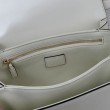 Borsa a tracolla piccola Siena Gucci 846705 bianco