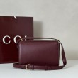 Borsa a tracolla piccola Siena Gucci 846705 Marrone