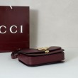 Borsa a tracolla piccola Siena Gucci 846705 Marrone