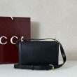 Borsa a tracolla piccola Siena Gucci 846705 Nero