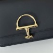 Borsa a tracolla piccola Siena Gucci 846705 Nero