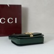 Borsa a tracolla piccola Siena Gucci 846705 verde