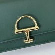Borsa a tracolla piccola Siena Gucci 846705 verde