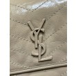 Borse Replica a tracolla vintage Niki media YSL Saint Laurent pelle cerata e oliata Albicocca