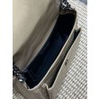 Borse Replica a tracolla vintage Niki media YSL Saint Laurent pelle cerata e oliata Albicocca