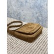 Borsa a tracolla YSL Saint Laurent Niki Besace marrone scamosciato 