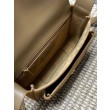 Borsa a tracolla YSL Saint Laurent Niki Besace marrone scamosciato 