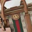 Borse Replica boston media Gucci Ophidia 857595 Marrone