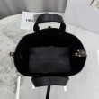 Borsa Dior Toujours Media/Grande pelle di vitello Macrocannage nera