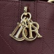 Borse Replica Alta Qualità Dior Toujours piccola in pelle di vitello Macrocannage bordeaux