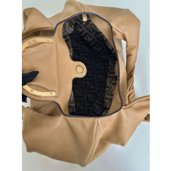Replica Perfetta hobo Fendi Spy piccola/media/grande con manico ritorto color albicocca