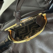Borse Imitazioni hobo Fendi Spy piccola/media/grande con manico ritorto color caffè