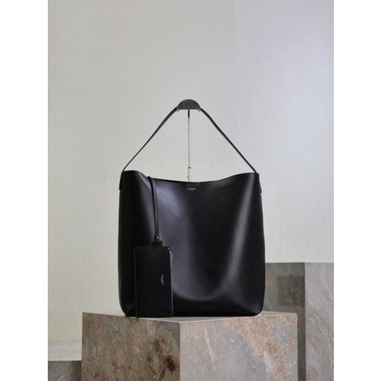 Borsa hobo YSL Saint Laurent Bold pelle liscia Nero Borsa hobo YSL Saint Laurent Bold pelle liscia Nero
