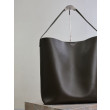 Borsa hobo YSL Saint Laurent Bold pelle liscia verde scuro Borsa hobo YSL Saint Laurent Bold pelle liscia verde scuro