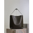 Borsa hobo YSL Saint Laurent Bold pelle liscia verde scuro Borsa hobo YSL Saint Laurent Bold pelle liscia verde scuro