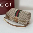 Borse Replica media Gucci Vanity con manico superiore 857799 Marrone