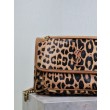 Borse Replica Niki Chain Flap Bag media YSL Saint Laurent con stampa leopardata