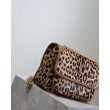 Borse Replica Niki Chain Flap Bag media YSL Saint Laurent con stampa leopardata