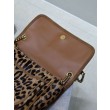 Borse Replica Niki Chain Flap Bag media YSL Saint Laurent con stampa leopardata