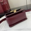 Borse Firmate Replica piccola con manico Gucci Siena 855536 marrone
