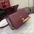 Borse Firmate Replica piccola con manico Gucci Siena 855536 marrone