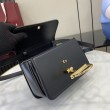 Borsa Replica 1:1 piccola con manico Gucci Siena 855536 Nero